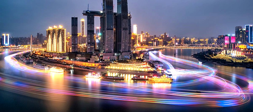 重慶城市夜景與山城景觀